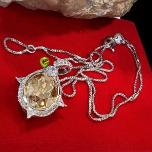 آویززنجیر نگین‌دار کد1599