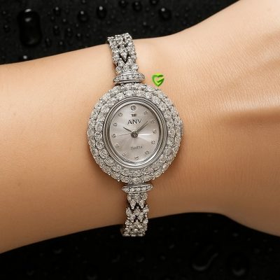 ساعت نقره مارکیزبیضی کد1228