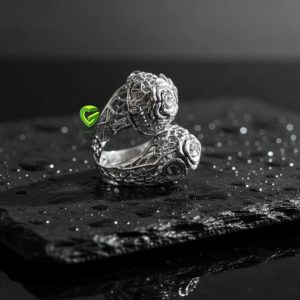 انگشتر نقره ریتون‌گل کد2230