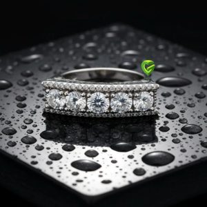 انگشتر نقره تک‌رج کد2177