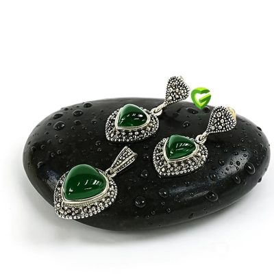 نیمست نقره سبز کد2090