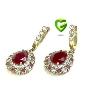 نیمست نقره یاقوت کد1502